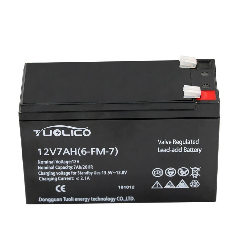 12V 7AH rechargeable battery smf AGM sla sealed lead acid battery 12v 7ah for emergency lights home security alarm system
