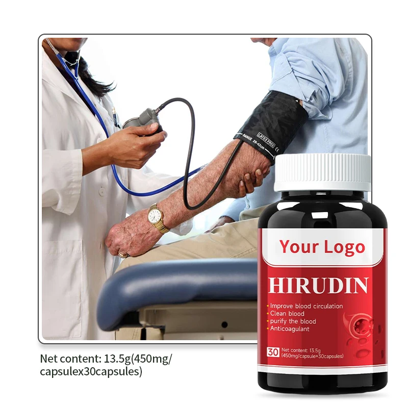 OEM Custom Label hirudin capsule supplement leech Organic Bulk Natural Extract Vegan herbal Hirudin capsules
