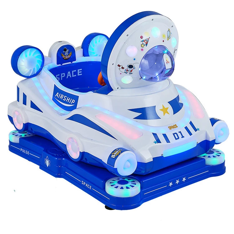 High quality HD screen children ride-on cars electric swing machine space ship blow bubbles coin operated kiddie rides for sale