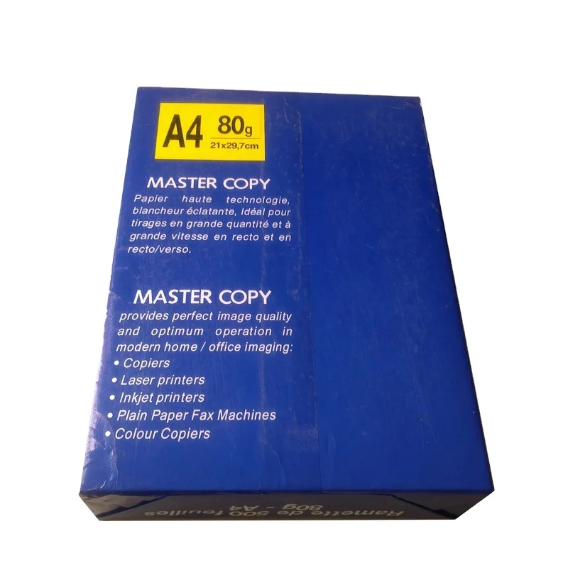 Professional China Paper Supplier  80 gsm 500 Sheets A4 Paper