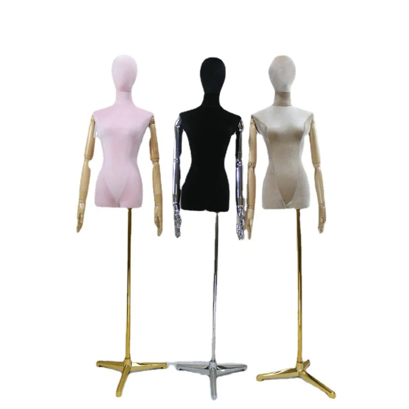 
Nice Fashionable Luxury Dressmaking Fabric Mannequin Wedding Dress Model Customized 