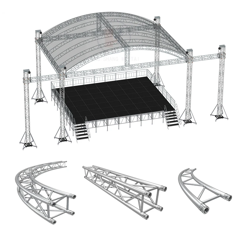 Shanghai Factory Price Aluminum Truss Hotel Event Wedding Truss Display