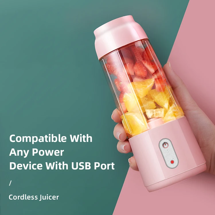 380 мл 500 мл электрические стеклянные бутылки шейкер портативная компактная мини-Соковыжималка Блендер