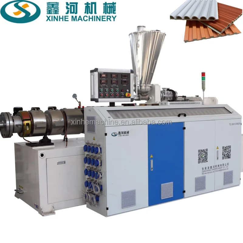 Two screw WPC Automatic 3d Wall Pvc Panel Machine Wall Panel Making Machine   PVC WALL PANEL BOARD ECTRUDER MAKING MACHINE