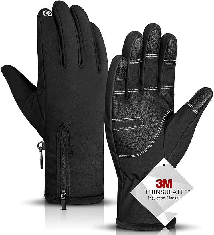 breathable anti-skid touch screen mittens riding mountaineer wrist mittens for men women Windproof Full Finger Cycling Mittens