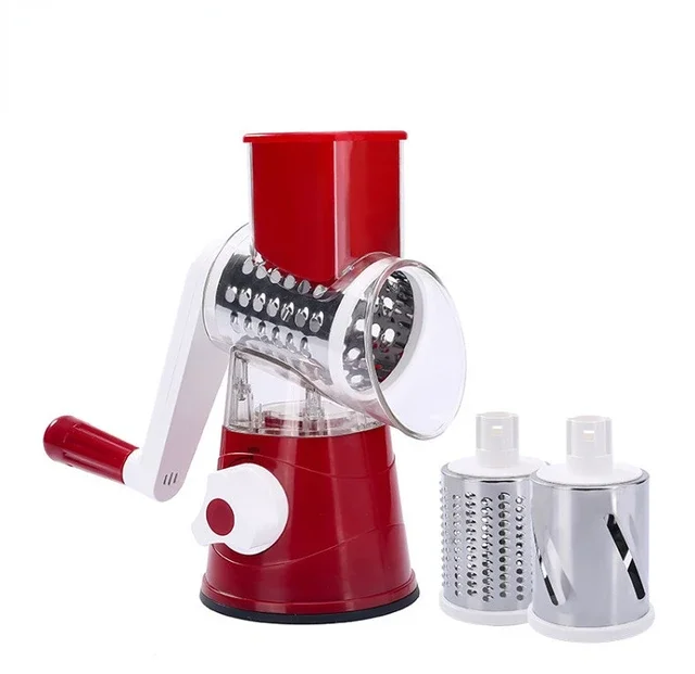 Kitchen Gadgets Vegetable Chopper New Fruit Vegetable Tools Blender Cheese Grinder Multifunctional Rotary Food Cutter Kitchen