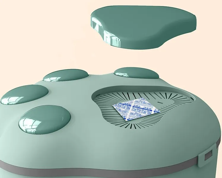 New Design Airtight Dog cat Food Storage Container Pet Paws Airtight Food Storage Containers