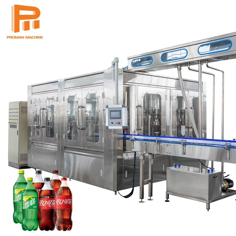 Automatic Soda Juice Sparkling Water CO2 Carbonated Soft Drink Beer Bottle Isobaric Filling Bottling Machine
