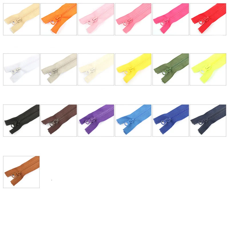 Заводская цена разноцветная застежка-молния из пластмассовой смолы для одежды 5 #