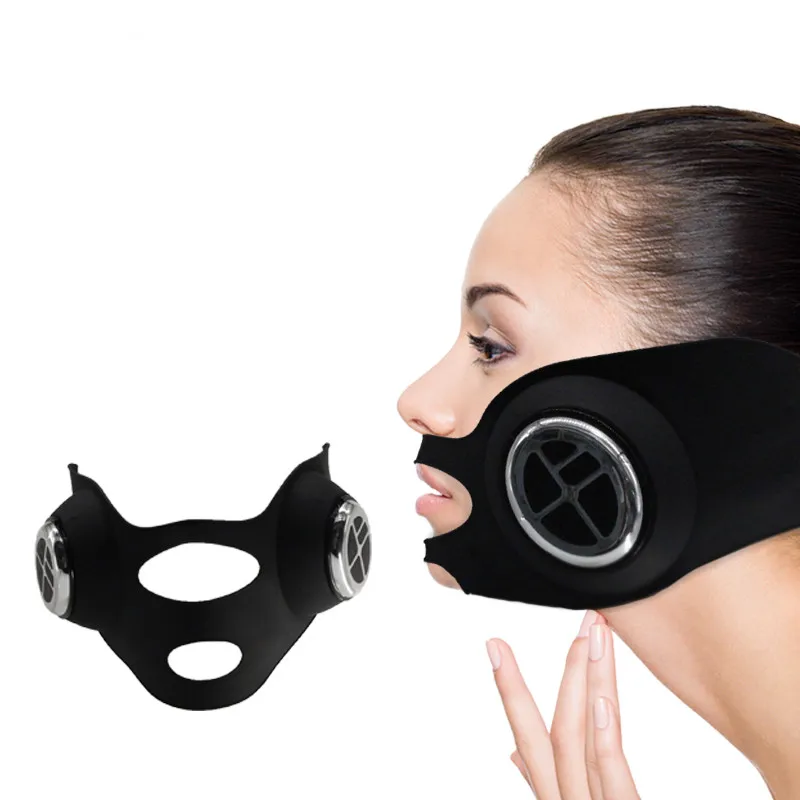 Anti Aging Face Lifting Instrument V Line Shape Slimming Blet EMS Microcurent Face Massager LED Mask