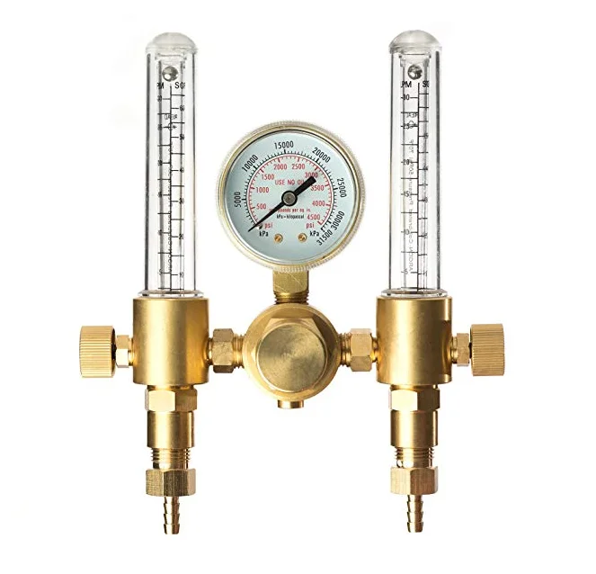 
Olyse energy-saving argon gas meter, gas-saving pressure reducing valve, all-copper instrument argon arc welding gas meter 
