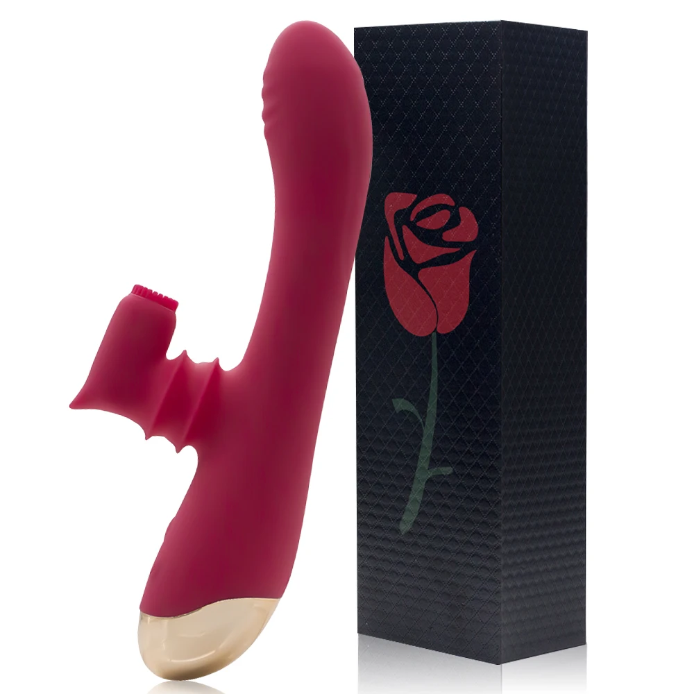 Rechargeable Double Head Stimulus Friction Vibrating Vagina Massager Insertable Masturbation Rabbit Vibrator
