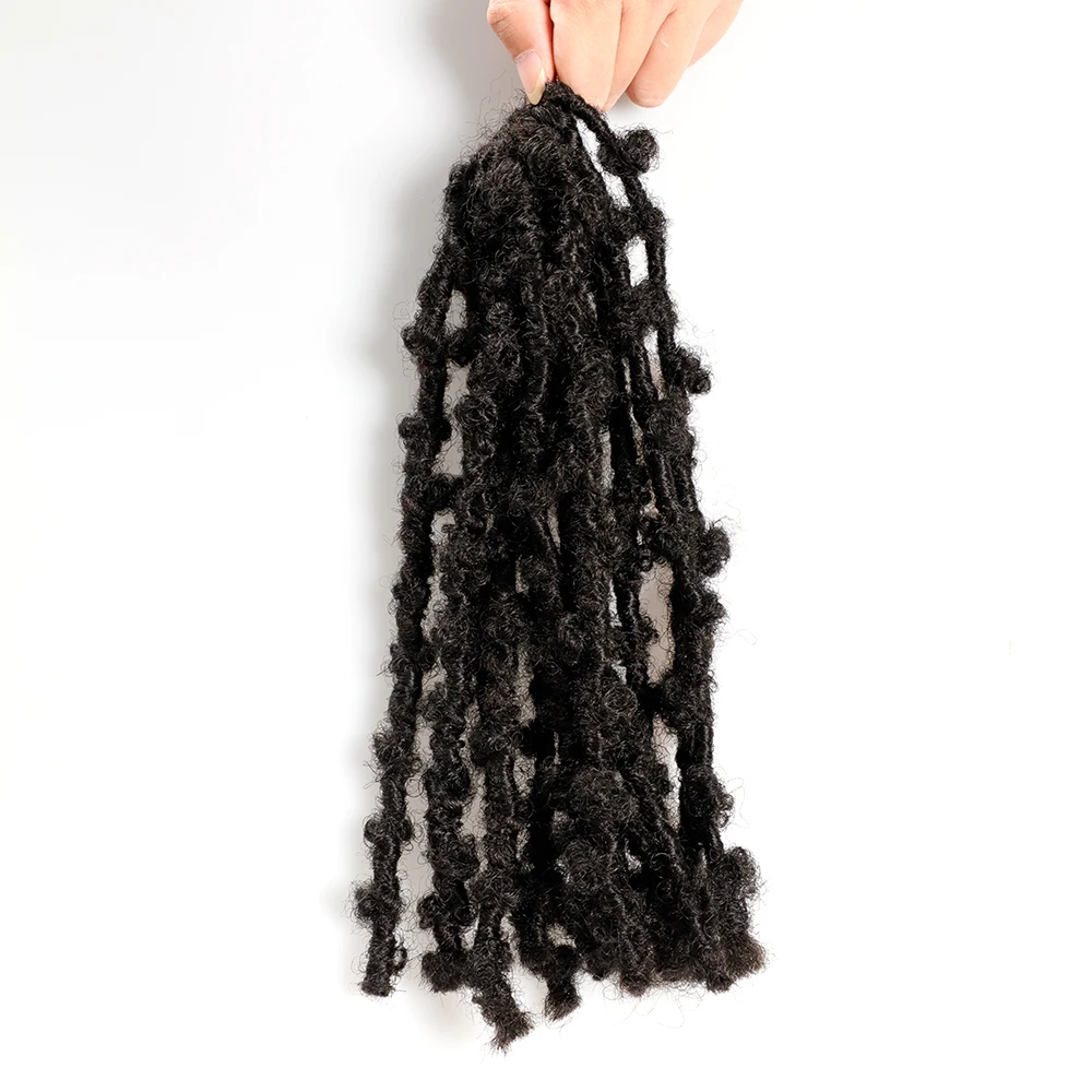 
Новинка, мягкие состаренные искусственные локоны с бабочками, 14, 18, 22, 24 дюйма 