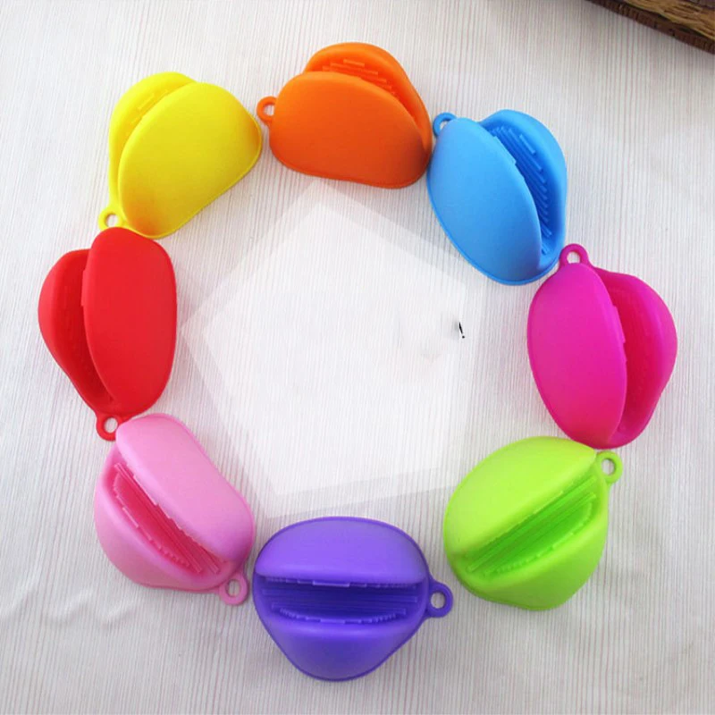 Durable Silicone Heat Insulation Pot Handle Cover Earmuffs Nonslip Cooking Hot