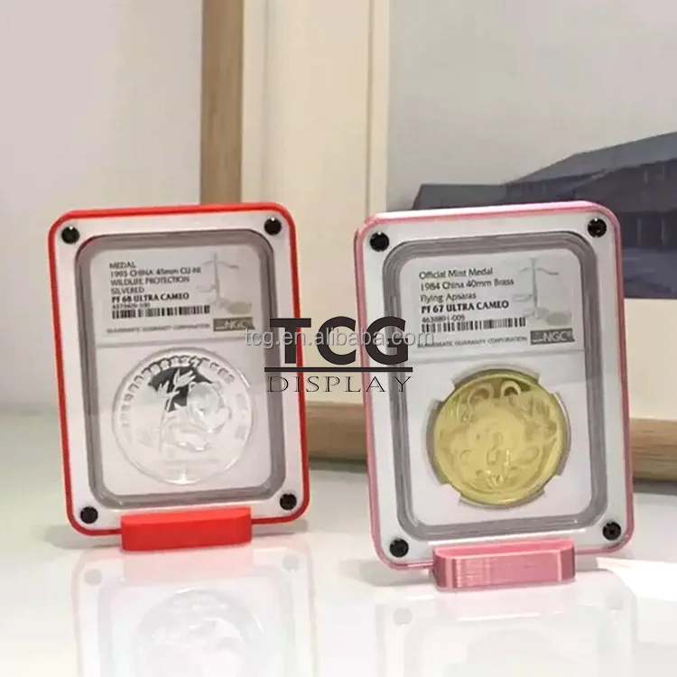 TCG влагостойкая памятная рамка для коллекции монет акриловая показа Morgan Silver Dollar 1879 cc PCGS