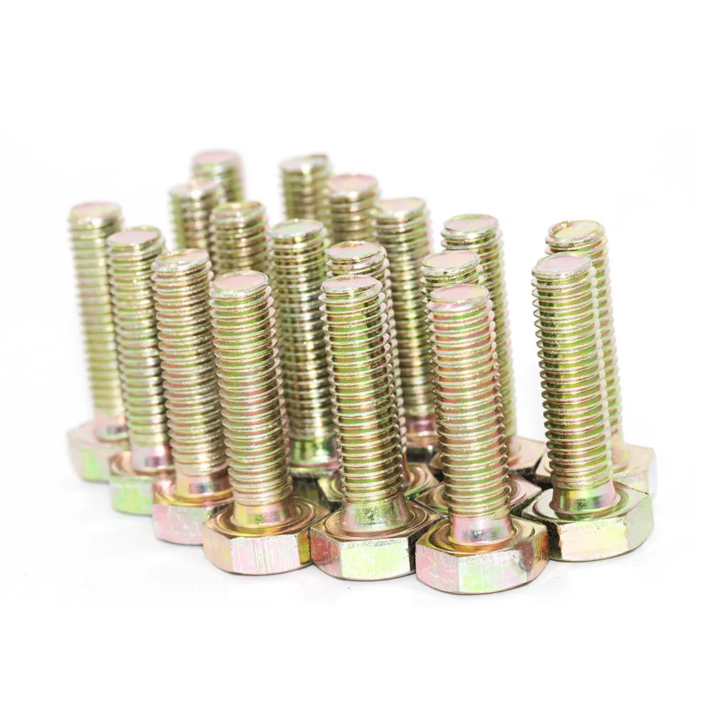 High Strength brass galvanized  Hexagon  stainless steel Bolt External Hexagonal Flange bolt screw
