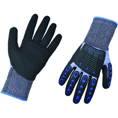 SLG-GL445 China hot selling high quality cut resistance anti-abrasion anti-slip anti-impact safety work working glove