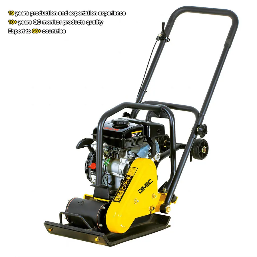 PME-C50 Mini Manual Ground Petrol Vibratory One-way Forward Hand Soil Compactor Plate