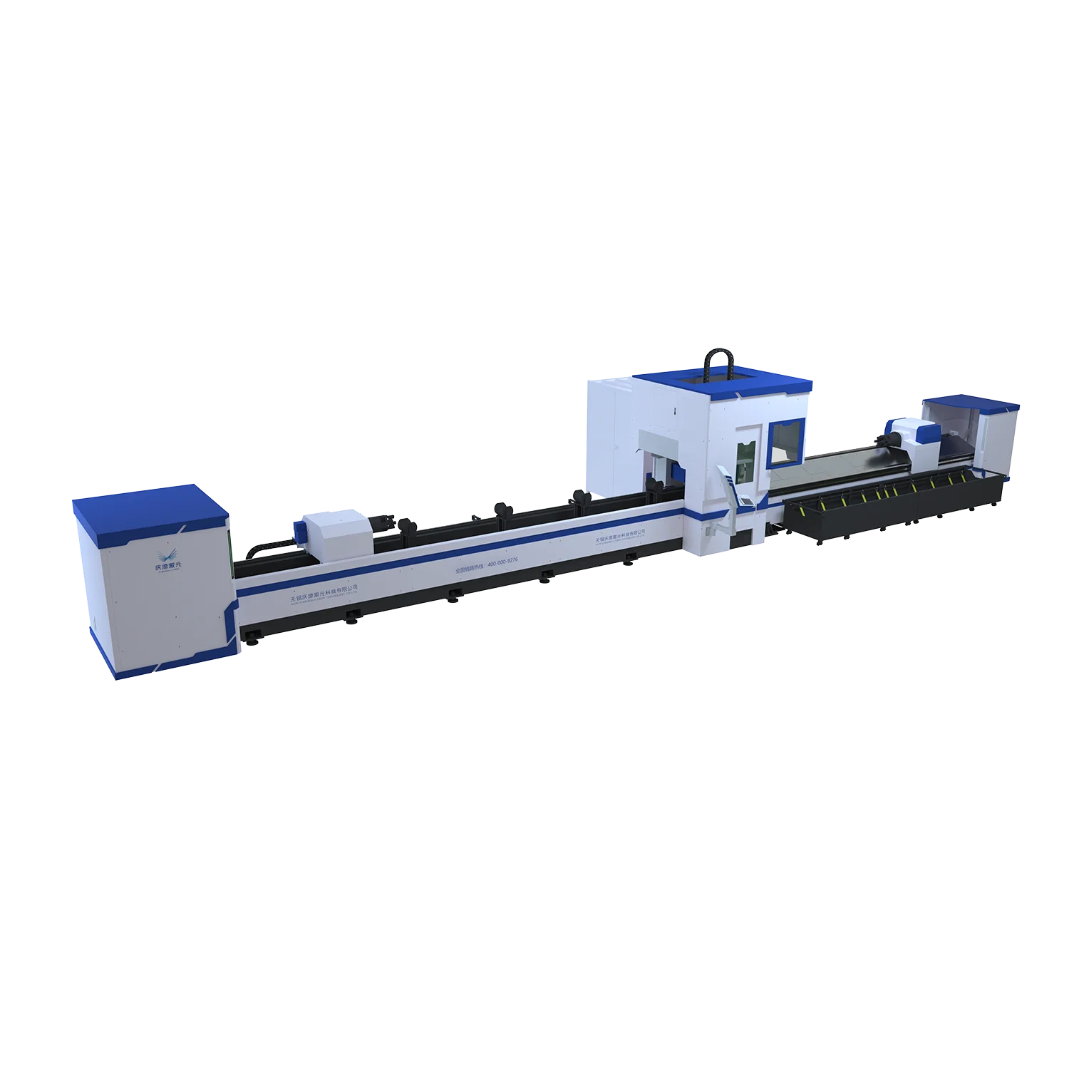 High Precision 1500W 2000W 3000W Metal Cutting Machinery CNC Pipe Fiber Laser Cutting Machine Tube Cutter Price