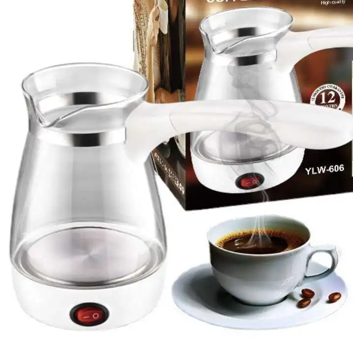 Zogifts Hot Selling 2025 Turkish Greek Electric Machine Boiled Tea Milk Kettle One Button Portable Coffee Pot Maker Home Hotel