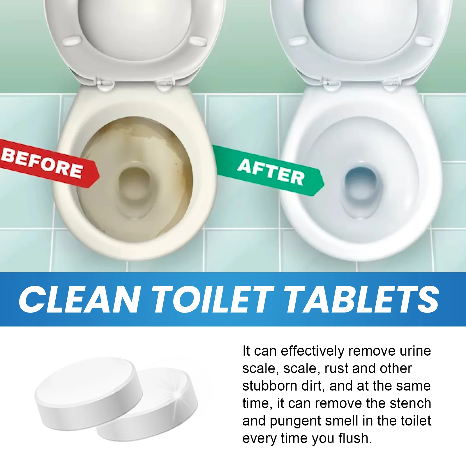 Jaysuing OEMODM Toilet Cleaner Foam Effective Toilet Cleaner Sustainable Deodorize Toilet Bowl Cleaner Tablet