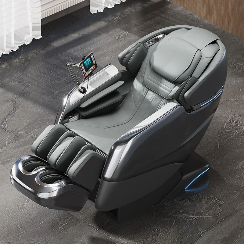 2024 Modern Air Pressure 3d Zero Gravity Heating Neck Back Shoulder Waist Buttock Foot Full Body Massage Chair