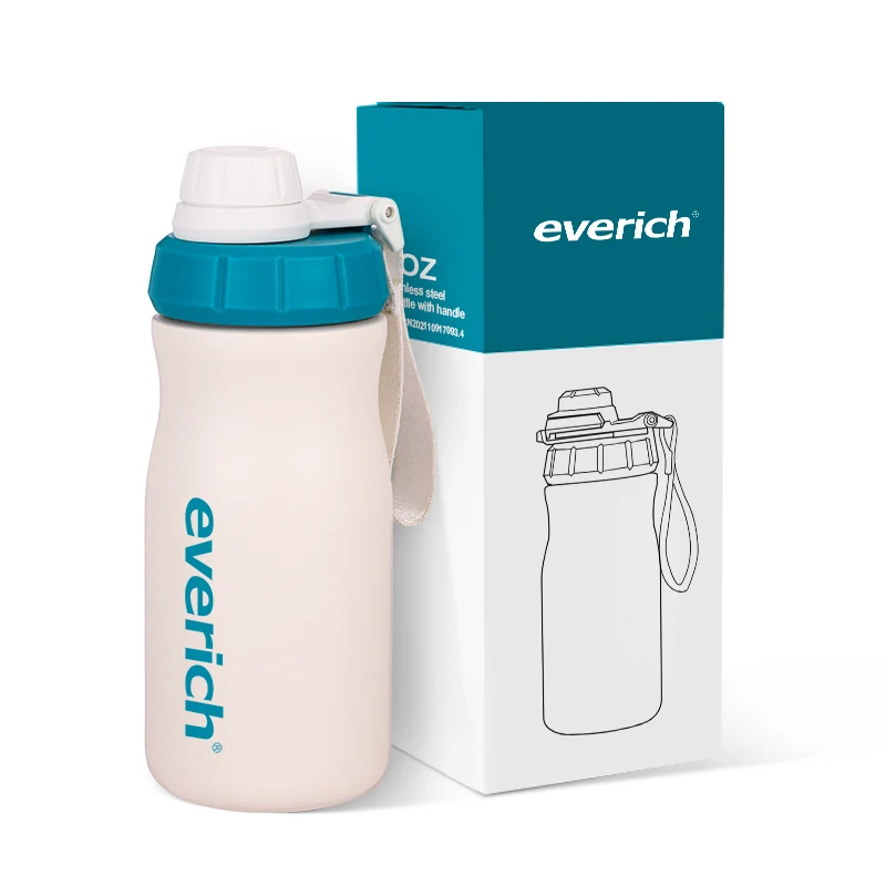 Hot Selling 14 oz Shatterproof Unbreakable 304 Stainless Steel Kids Water Bottle for Kids Easy to Use Customization with Lid