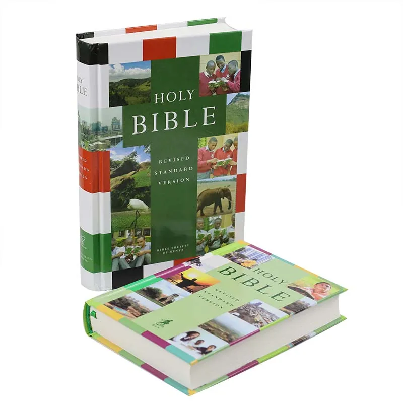 Низкий минимальный объем книги «Священные Библии» «Африка» Библии твёрдая обложка святая Библия печать книг