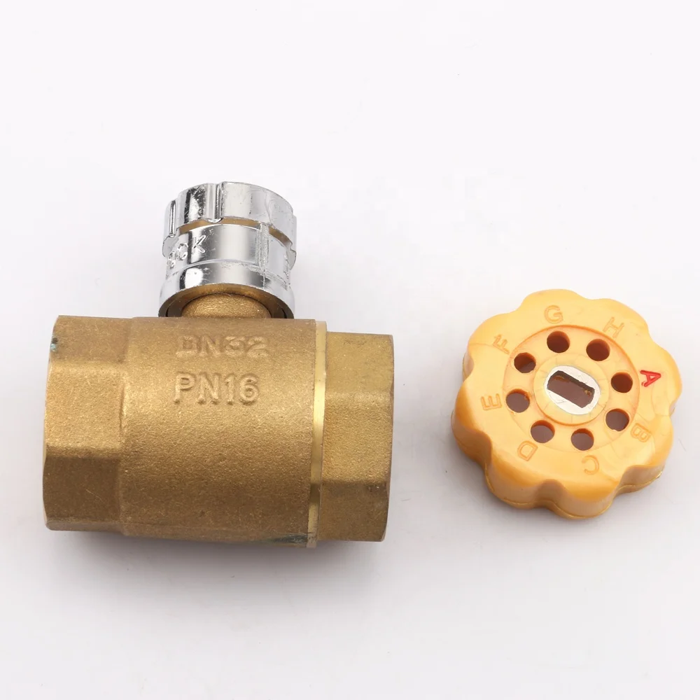 C Type Letter Key Brass Magnetic Valve WRAS Certificate Female Waterproof