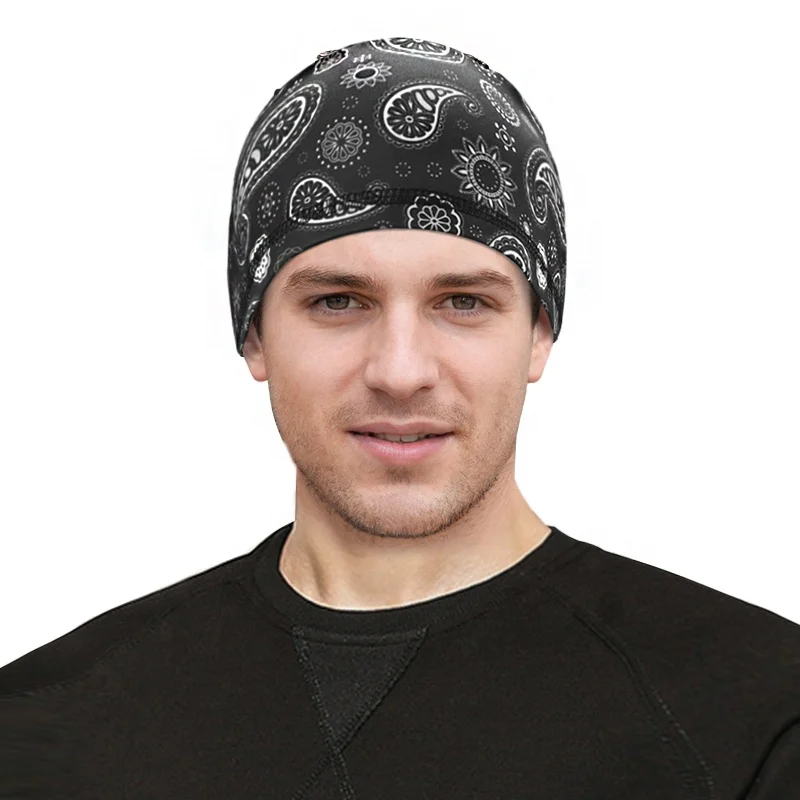 Warm Winter custom Ski Fleece Windproof Beanie Hat  Sports Cap for Skiing Riding Motorcycle
