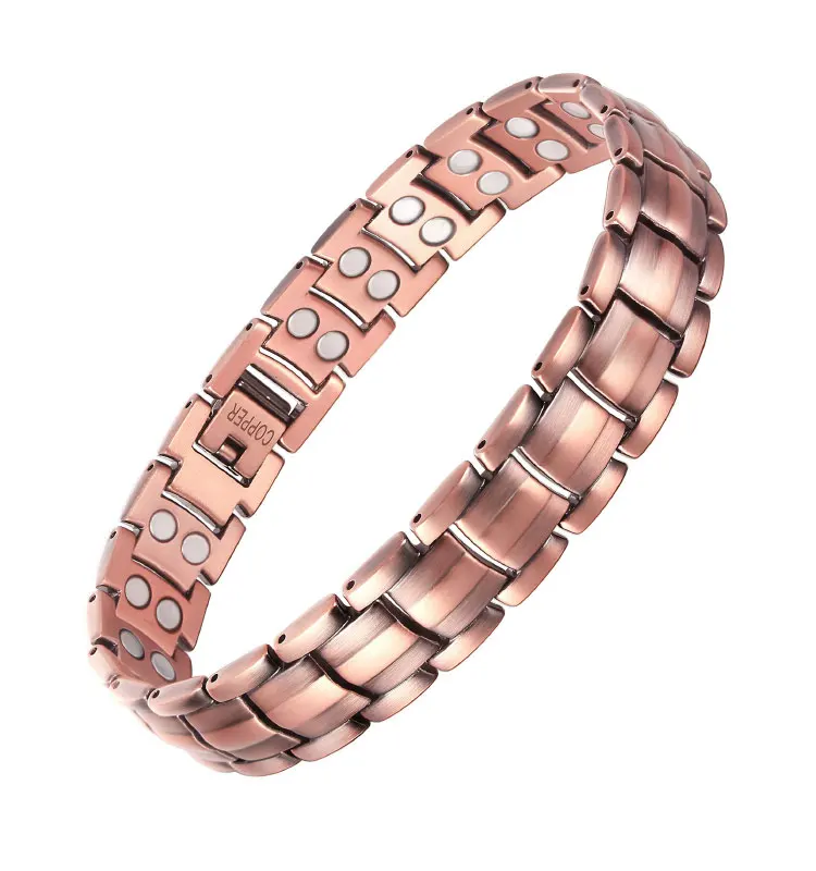 Fashion jewelry emf protection anti radiation Bracelets magnetic health Therapeutic copper healing loss weight bangle bracelet