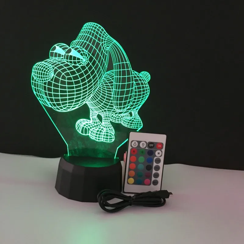 Best selling  Home Decoration  rgb LED Lamp  base Customized Pattern led light bases for acrylic