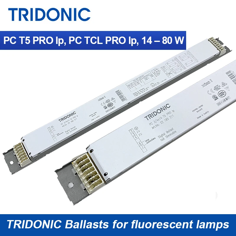 Балласт Tridonic PC 3/14X14 T5 PRO lp FL для флуоресцентных ламп 14 Вт ballsts 22185211