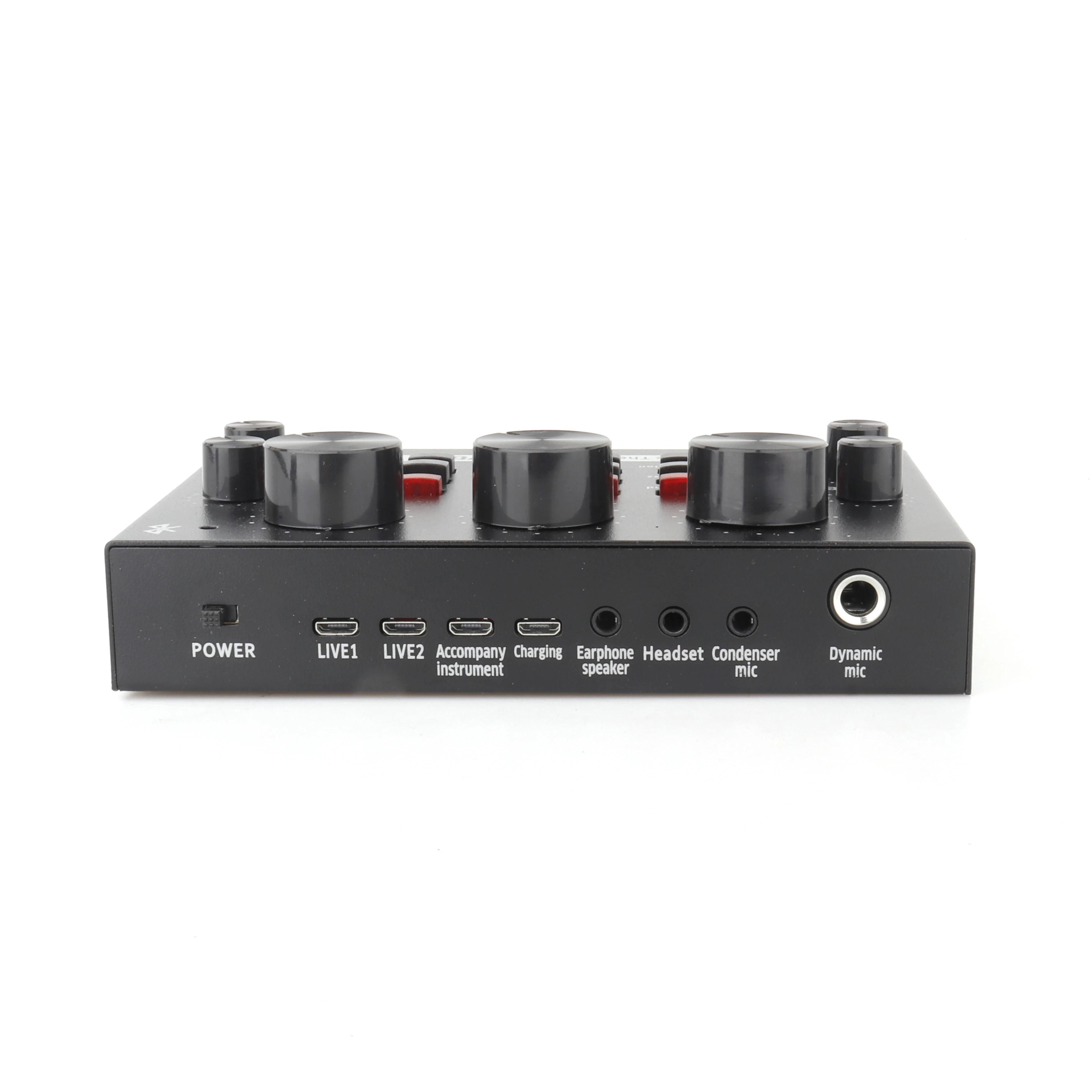 Новый продукт Высококачественная профессиональная звуковая карта V8 II с Bluetooth для студийной записи микрофона караоке ПК мобильного телефона