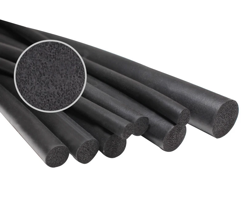 Nitrile EPDM black fluororubber round strip/oil resistant O-ring/NBR rubber rope Complete size  Non-standard customization