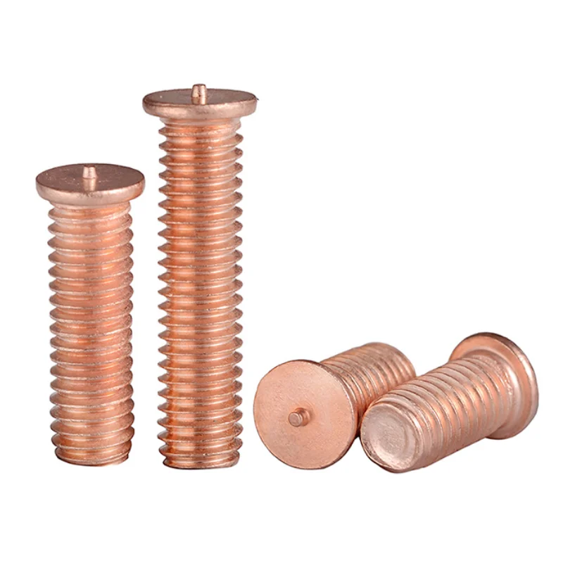 M16 M20 Brass Bronze Copper Alloy H59 H62 Nickel Tin Plated FH FHS FHA Flat Head Self Clinching Stud Bolt