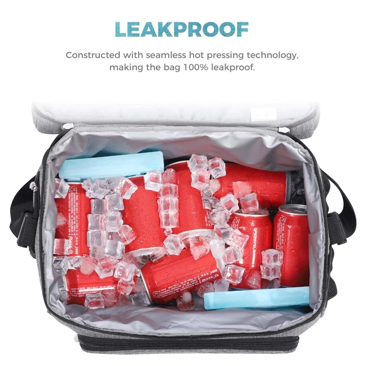Hot Selling Waterproof Ladies Insulated Lunch Cooler Bags for Outdoor Neoprene Thermal Cooler Lunch Box