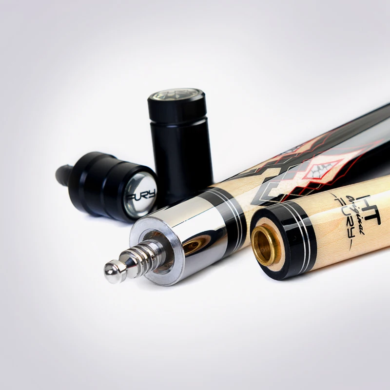 Fury DE series 58' billiard stick north American maple shaft center joint fashionable digital decal butt professional pool cue