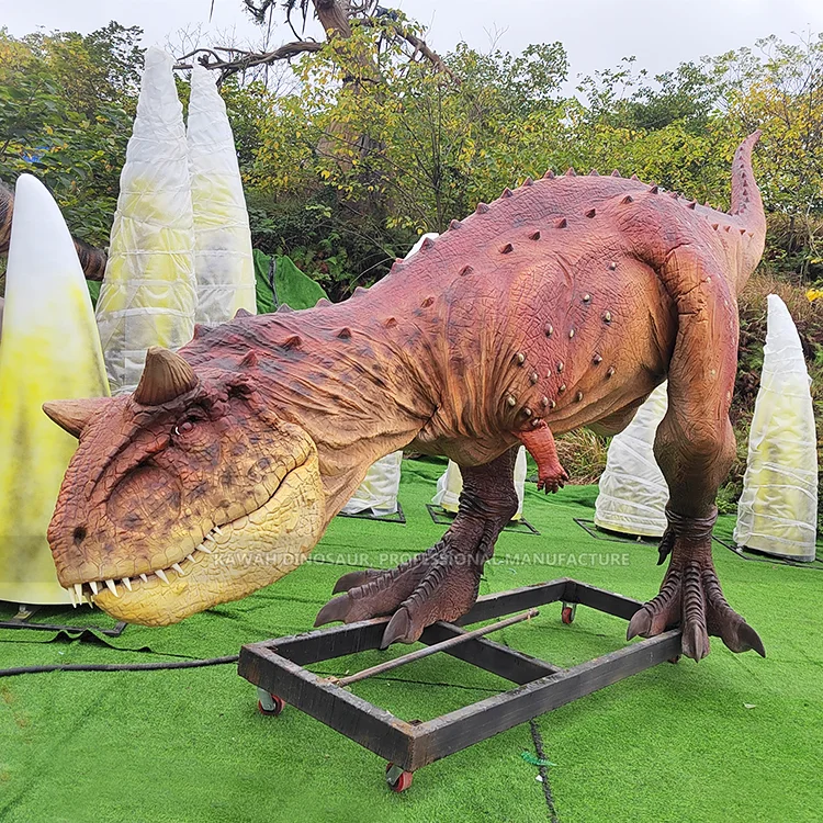 Carnotaurus Flexible Movements Realistic Dinosaur Animatronic Jurassic Dinosaurs Zigong Kawah Factory
