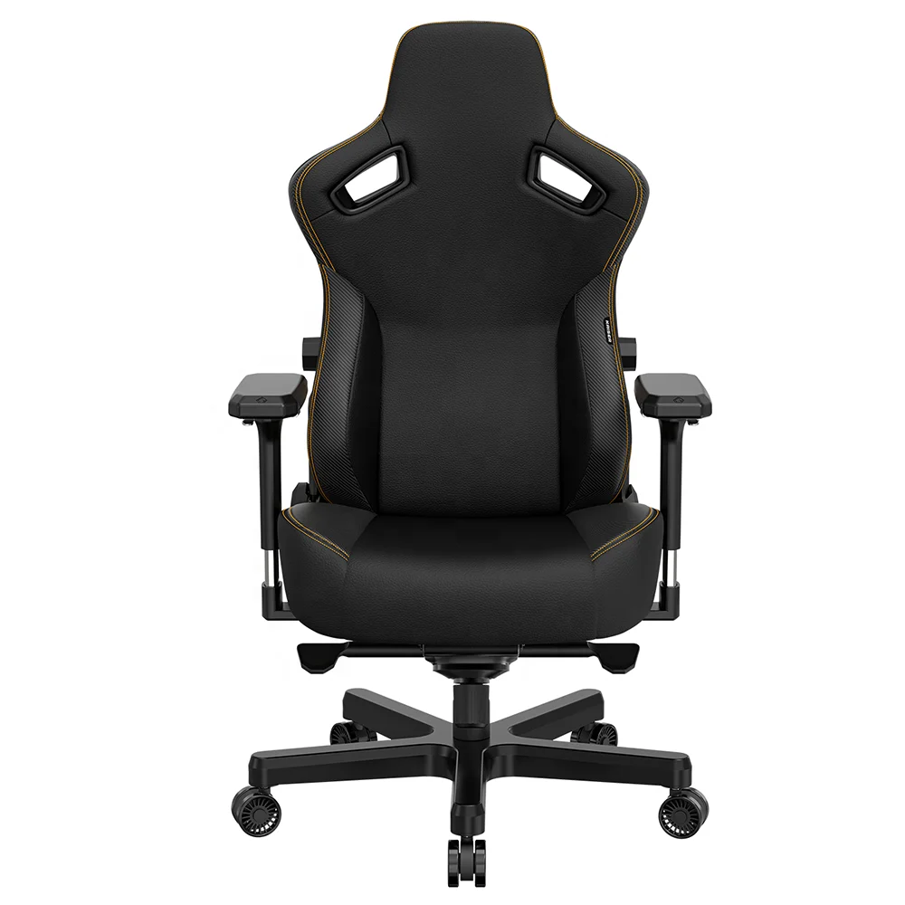 Singapore Malaysia Hot Selling Stock Ready AndaSeat Kaiser 3 Black Premium Gaming Chair Bonded PVC leather Silla Gamer