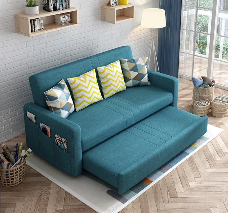 
Newest Living room upholstered restaur furniture sleeper fabric modern 5 star hotel lobby sofa 