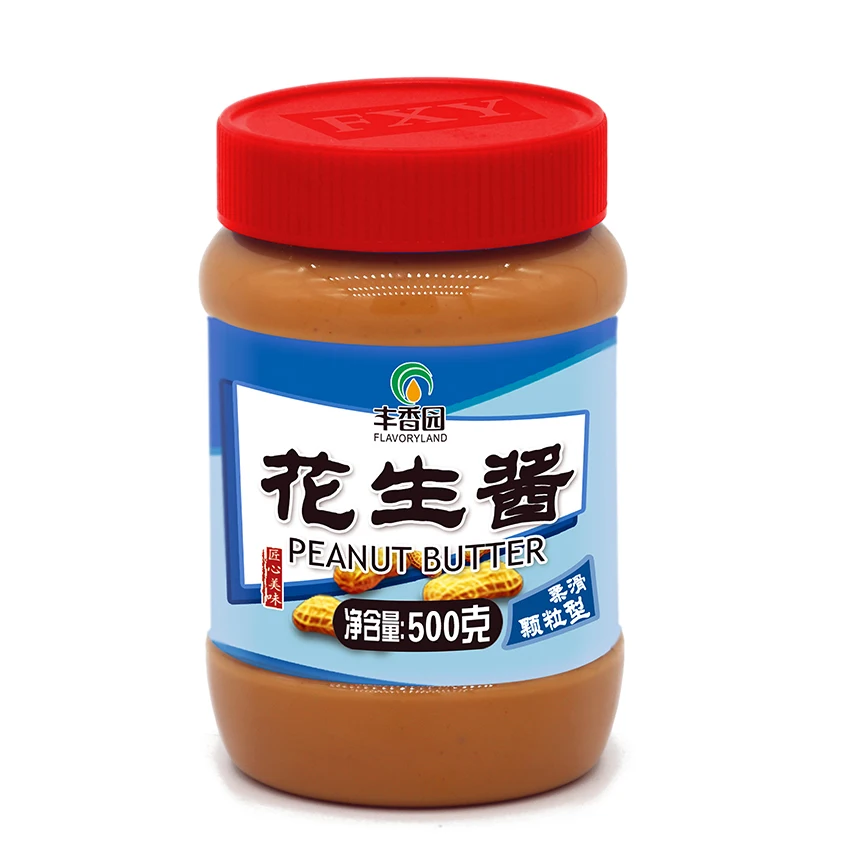 Factory Price Private Label Peanut Butter Paste   Wholesale 500g   Peanut Butter For Supermarket