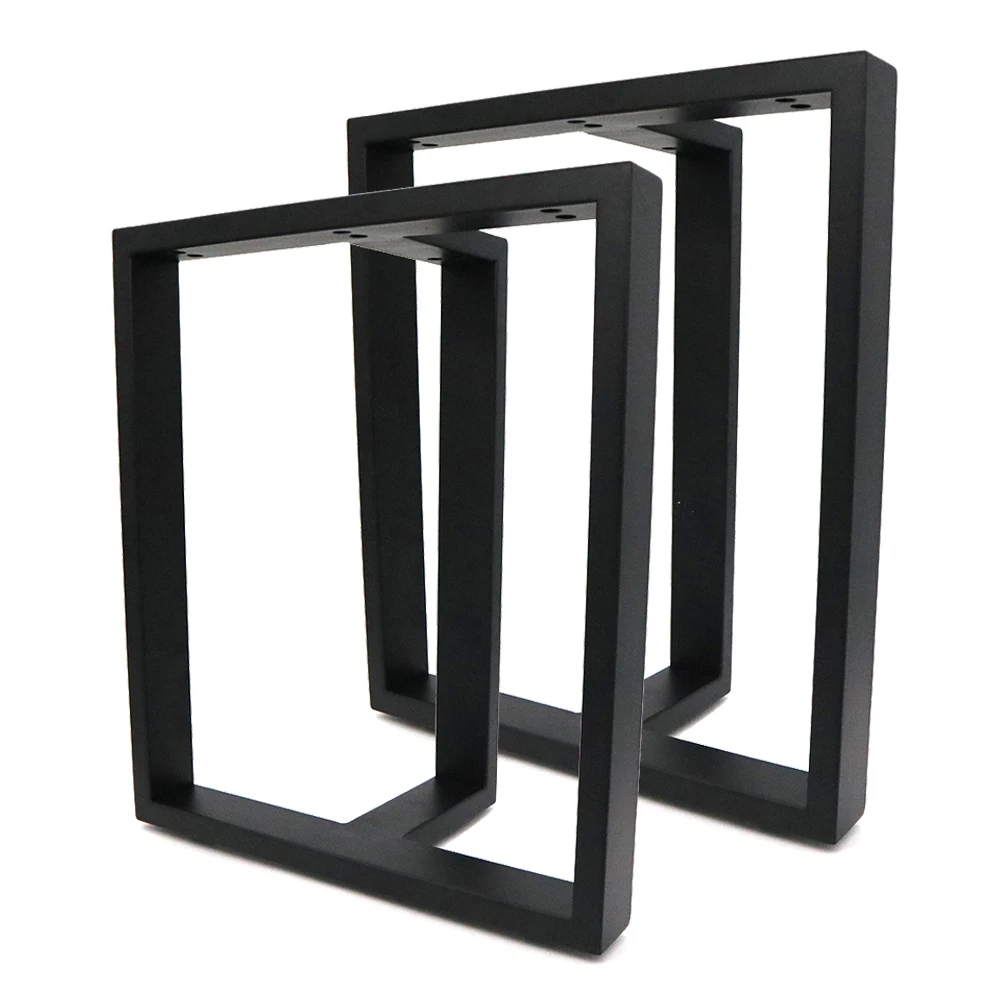 Modern Black Wrought Detachable Industrial Office T Shaped Wholesale Glass Desk Frame Dining Steel Cast Iron Metal Table Legs