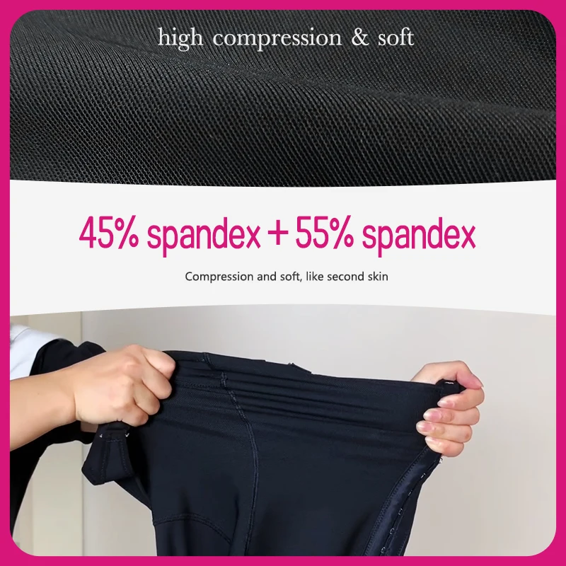 High Compression Garments 45% Spandex Post Op Bbl Shapewear Faja Colombiana Corset Butt Lifter Shaper Bodysuits