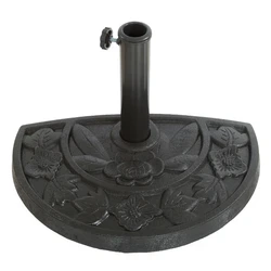 9kg Outdoor Accessories, Balcony, Terrace, Patio, Wall Half Round Parasol Base