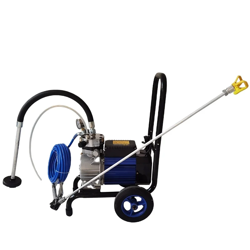 High quality new type airless paint spraying machine motor powered