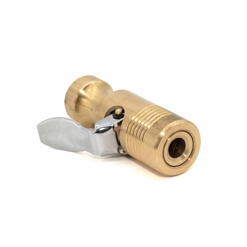 Copper-made Air Chuck Closed Flow Lock  Quick Lock Clip Chuck  For Tire Inflating