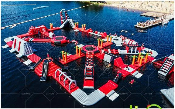 Lilytoys TUV passed  Commercial Floating coconut Inflatable Water Park For Adult