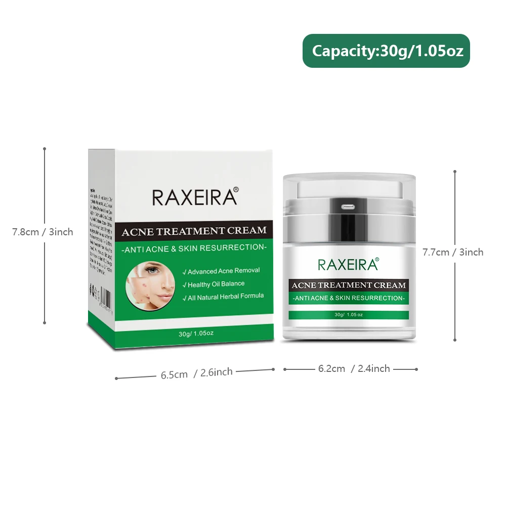 GMP Organic Acne Treatment Acne Deep Scar Removal Face Cream Female Skin Lightening Dark Sport Corrector Kinds Skin Care Adults