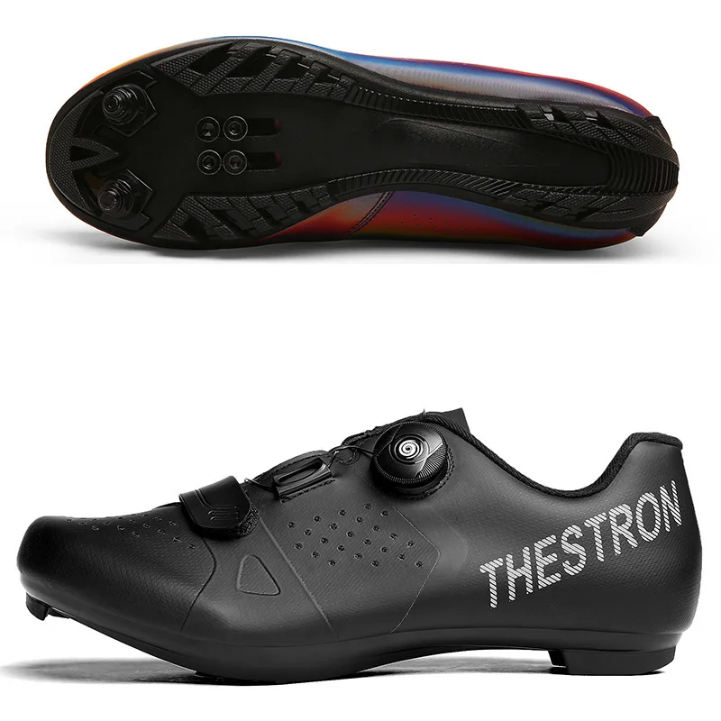 Wholesale custom oem Unisex Mens Women Breathable Spd Lock Road Bike Cycling Shoes Speed Sports Shoes Cycling Road Cycling Shoes